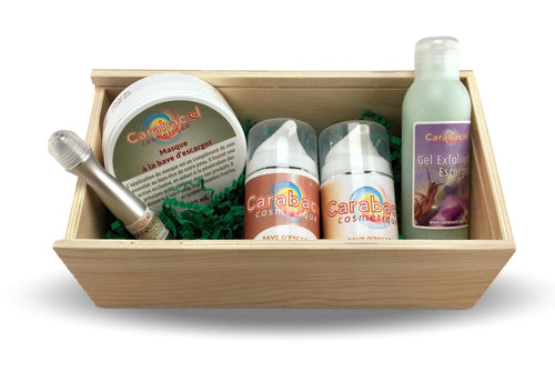 Coffret cosmetique creme bave escargot