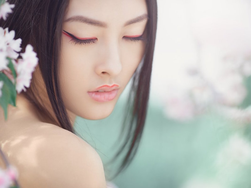 cosmétique naturel escargot belle femme japonaise 