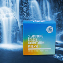 Shampoing solide et hydratant, cheveux bouclés